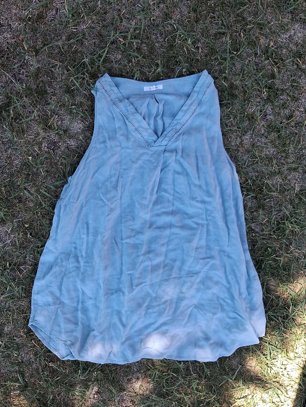 Maurices Light Blue V-Neck Sleeveless Camisole
